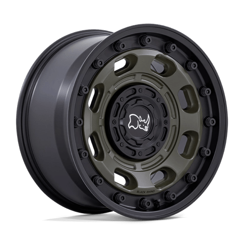 Black Rhino Hard Alloys ATLAS 16X8 6X5.5 106 -10 OD-GRN-BLK-LP
