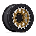 TUSK 17X8.5 5X5 71 -10 M-GOLD-MCH | Black Rhino Hard Alloys