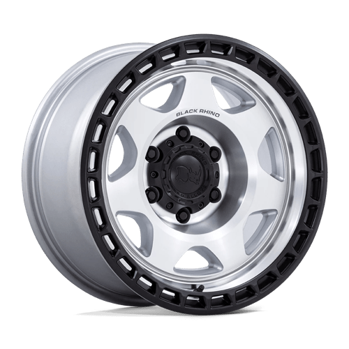 Black Rhino Hard Alloys VOYAGER 17X8.5 6X135 87 +0 SLV-MCH-BLK