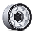 VOYAGER 17X8.5 6X135 87 +0 SLV-MCH-BLK | Black Rhino Hard Alloys