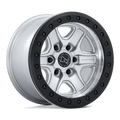 Black Rhino Hard Alloys ECHO TRAIL LOCK 17X8.5 6X5.5 +0 SLV-MCH