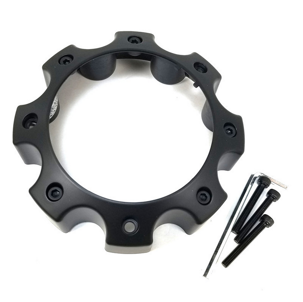 Misc Accessories OPEN END 8LUG CAP - SATIN BLACK