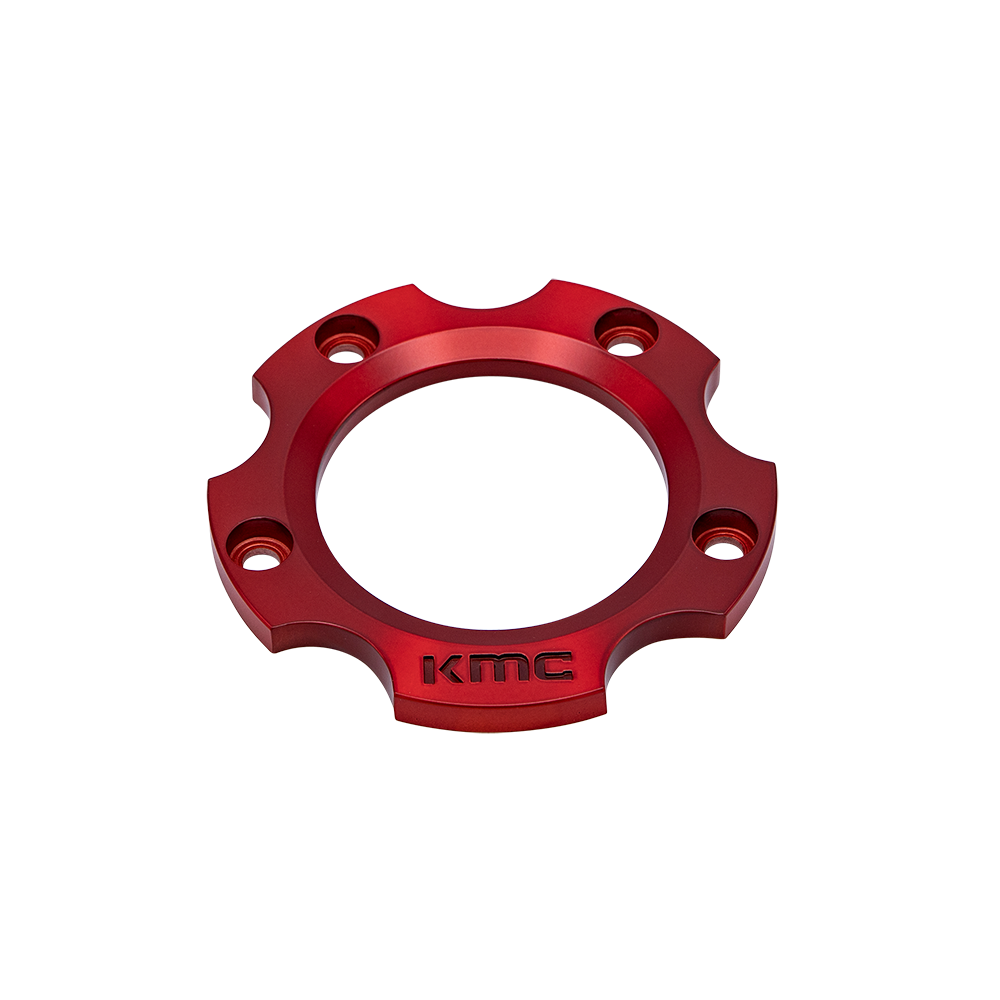 KMC Powersports KS CAP RING 5X4.5 - ANODIZED RED