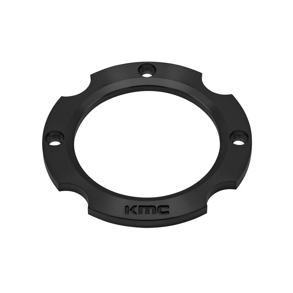 KS CAP RING 4X137 - ANODIZED SATIN BLACK | KMC Powersports