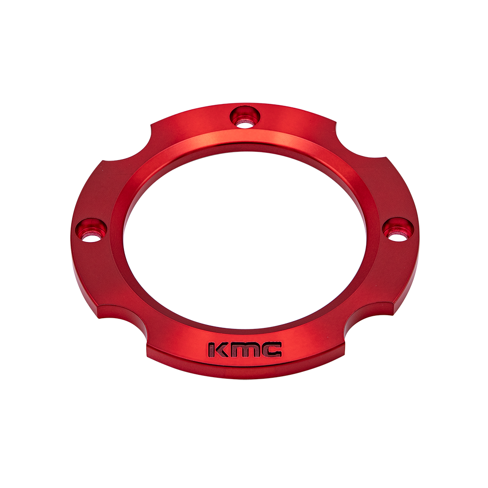KS CAP RING 4X137 - ANODIZED RED | KMC Powersports