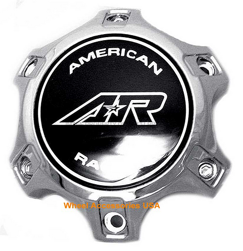 American Racing AR CAP STYLE A CHROME 6X5.5