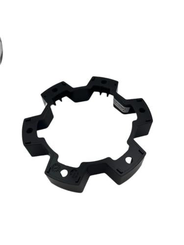 Black Rhino Hard Alloys CAP BR 1IN SPCR KIT MT BLK 6/135/139.7
