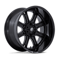 DARKSTAR 22X10 8X6.5 125 -18 G-BLK MILL | Fuel 1PC