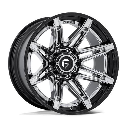 BRAWL 20X10 8X180 124 -18 CHR G-BLK | Fuel 1PC