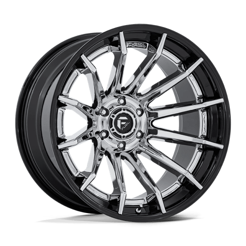 BURN 22X12 6X5.5 106 -44 CHR G-BLK | Fuel 1PC