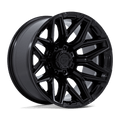FLUX 20X10 8X180 124 -18 G-BLK | Fuel 1PC