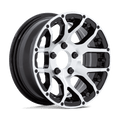 HE1825 14X6 5X4.5 -6 G-BLK-MCH (NO CAP) | Helo