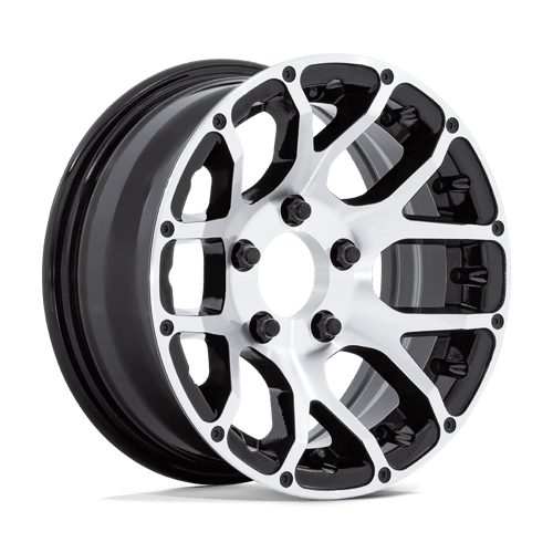 HE1825 14X6 5X4.5 -6 G-BLK-MCH (NO CAP) | Helo