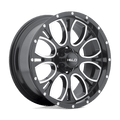 HE879 17X9 5X5 G-BLK/MILL YTCC -12MM | Helo