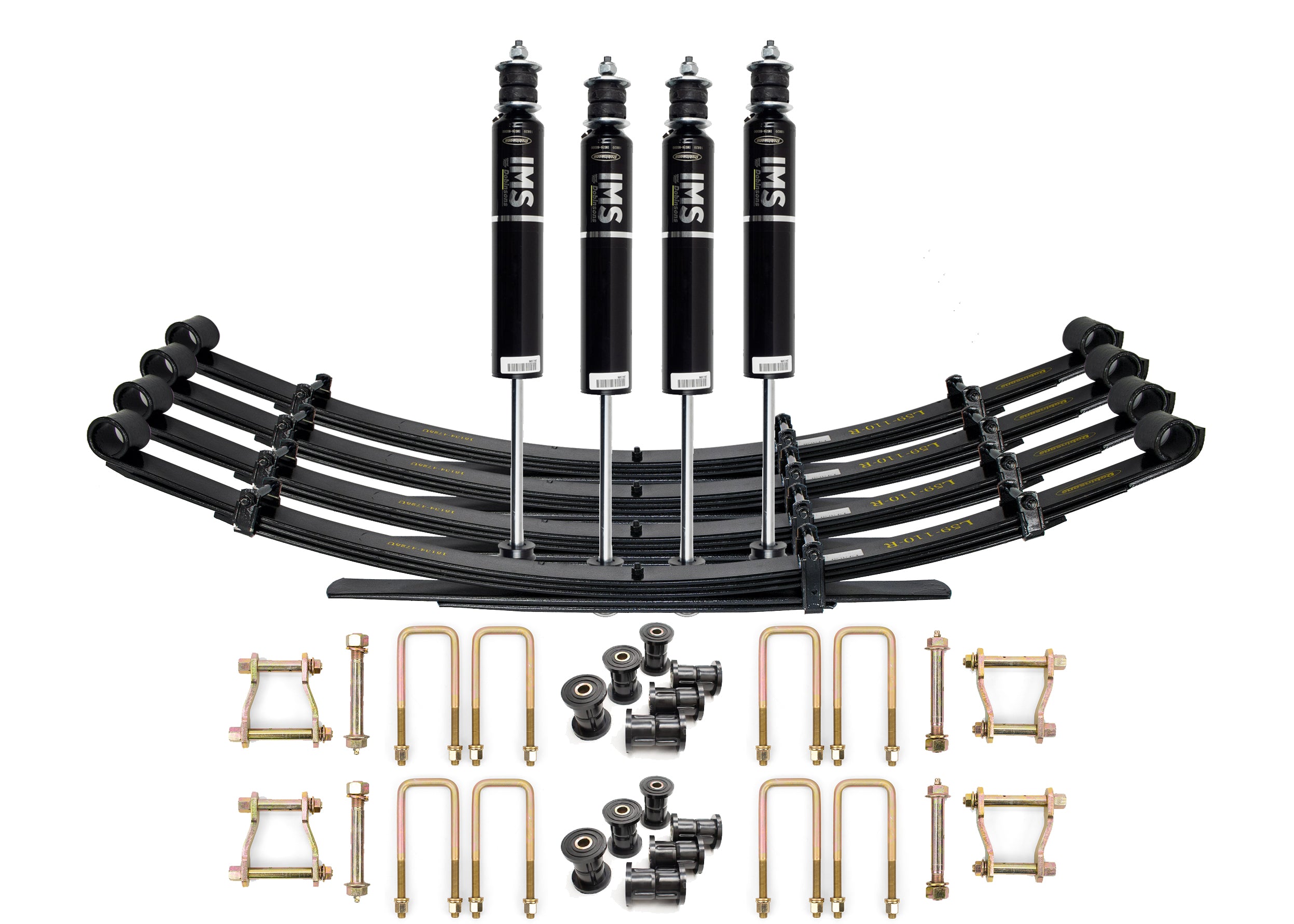 Dobinsons 4×4 Full IMS Suspension Kit for Toyota Landcruiser 75 Series – FJ75, HJ75, BJ75 11/1984 to 01/1990(Drum Brake Rear)