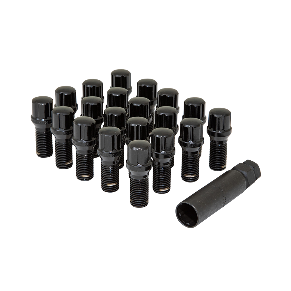 5LUG 14-1.50 SPLINE BOLT WIK BLK 27MM | Gorilla Automotive