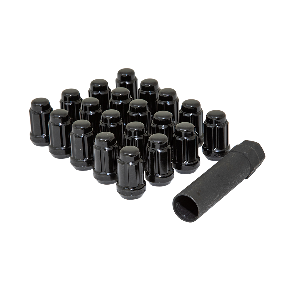 5LUG 12-1.50 SPLINE WIK PASS BLK GOR | Gorilla Automotive