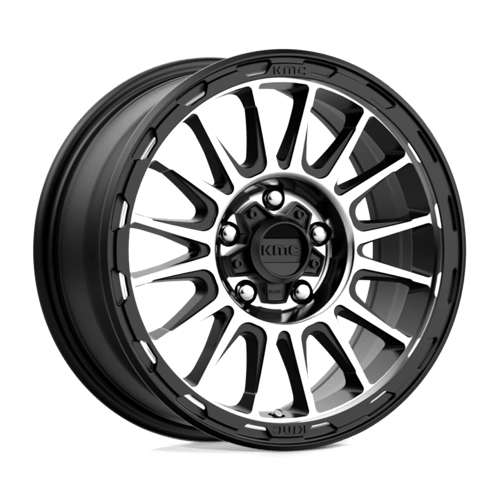 KM542 17X8 6X5.5 S-BLK MACH 20MM | KMC
