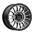 KM542 16X8 6X5.5 S-BLK MACH 00MM | KMC