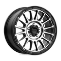 KM542 17X8 5X4.5 S-BLK MACH 35MM | KMC