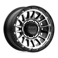 KM542 17X8.5 8X6.5 S-BLK MACH 00MM | KMC