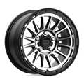 KM542 17X9 5X5.0 S-BLK MACH 18MM | KMC