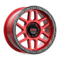 KM544 18X9 6X4.5 C-RED BLK-LP 18MM | KMC