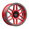 KM544 17X8.5 6X5.5 C-RED BLK-LP 00MM | KMC