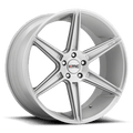 KM711 22X10.5 5X120 BRUSHED SLV 40MM | KMC