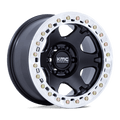 VI BL 17X9 6X135 87 +1 S-BLK-MACH | KMC