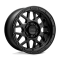 KM535 17X8.5 8X6.5 M-BLK 0MM | KMC