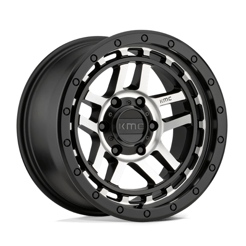 KM540 17X8.5 6X5.5 S-BLK MACH 18MM | KMC