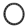 KS BEAD RING 14" - GLOSS BLACK | KMC Powersports