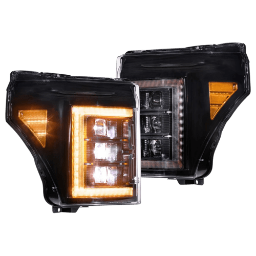 XB HEADLIGHTS SUPER DUTY 11-16 AMBER DRL | Morimoto