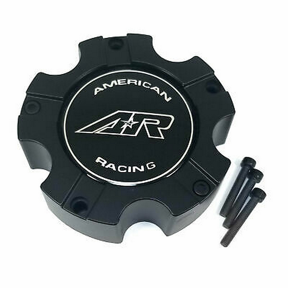 AR CAP AR708 MATTE BLACK 6X135/5.5 | American Racing