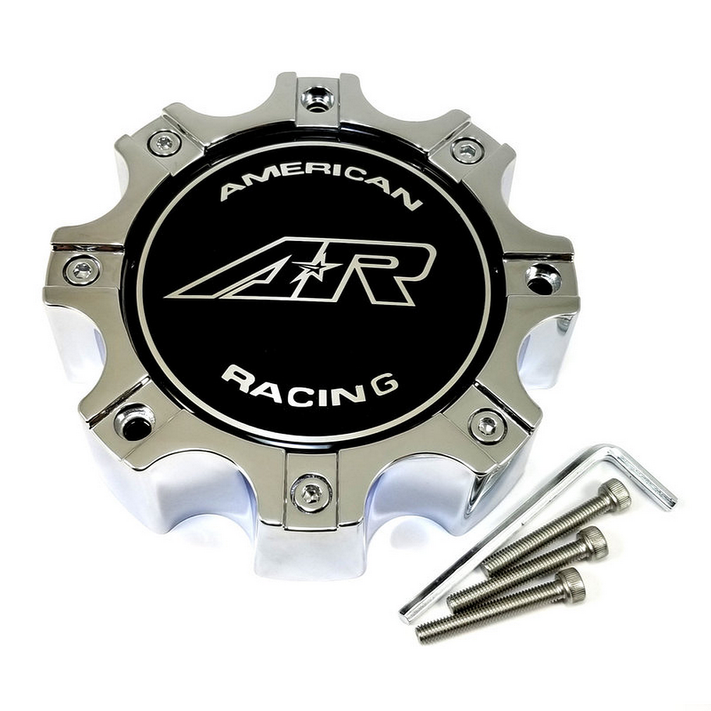 AR CAP AR708 CHROME 8 LUG | American Racing