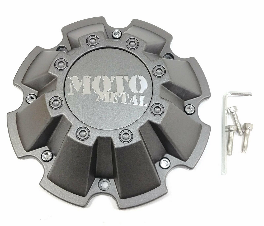 MOTO CAP STYLE A1 SATIN GRAY | Moto Metal