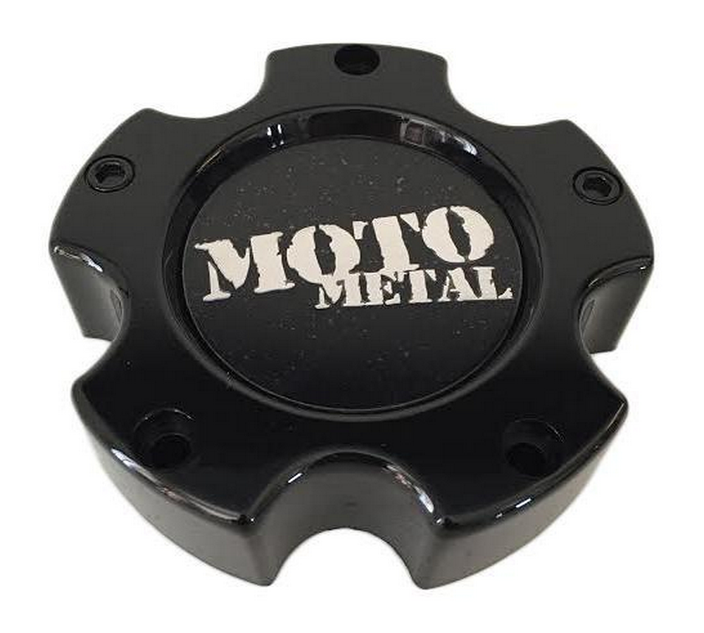 MTO CAP GLOSS BLACK 5 LUG | Moto Metal