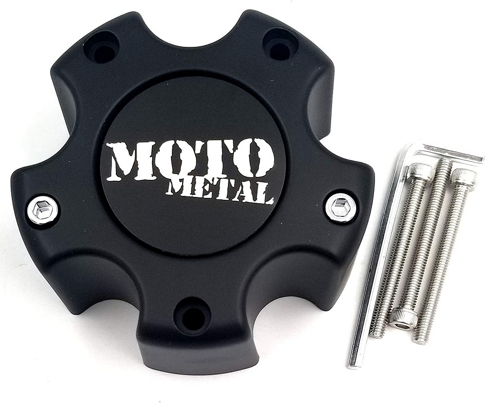 MOTO METAL CAP  MATTE BLACK 5 LUG | Moto Metal