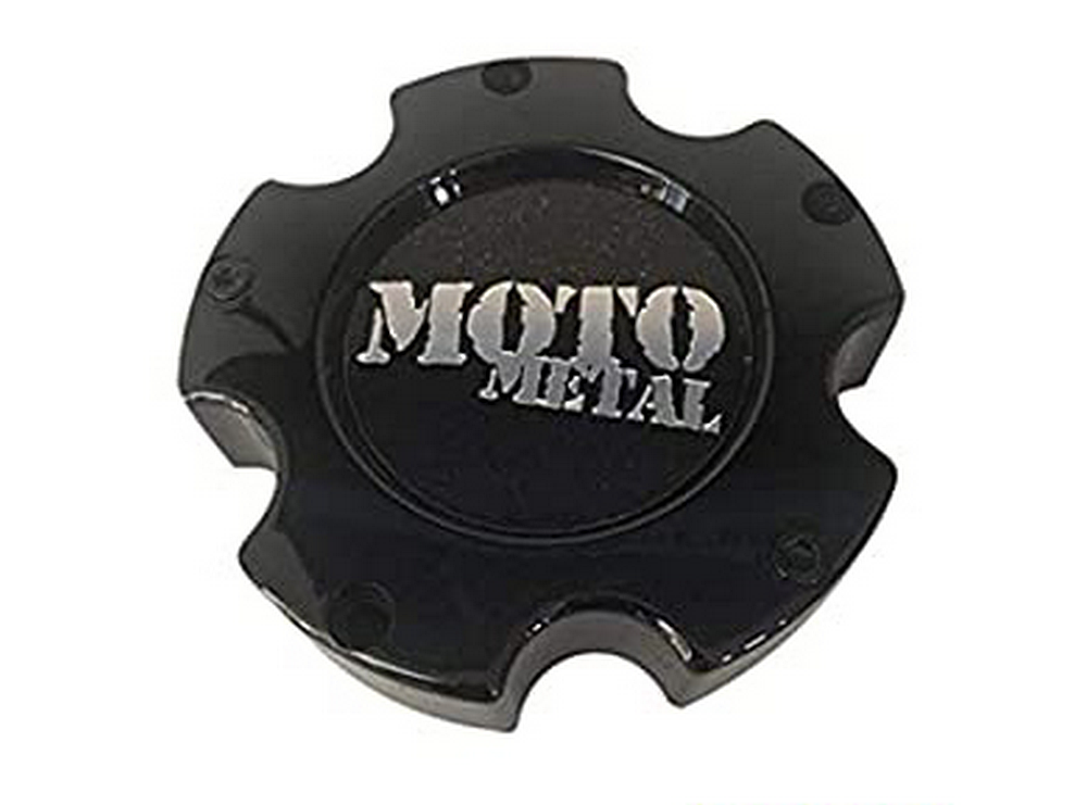 MOTO METAL GLOSS BLACK CAP LARGE 5 LUG | Moto Metal