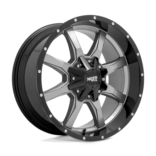 MO970 20X10 8X180 G-GRY BLK LP 12MM | Moto Metal