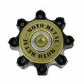 MO979 CAP 8 LUG SATIN BLACK | Moto Metal