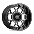 MO981 20X10 6X5.5 G-BLK MACH -24MM | Moto Metal