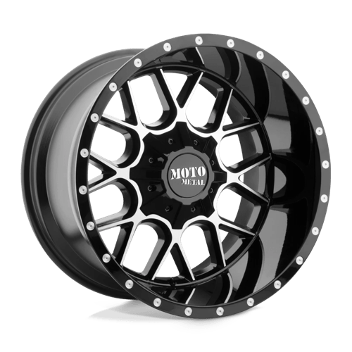 MO986 22X12 5X5.0/5.5 G-BLK MACH -44MM | Moto Metal