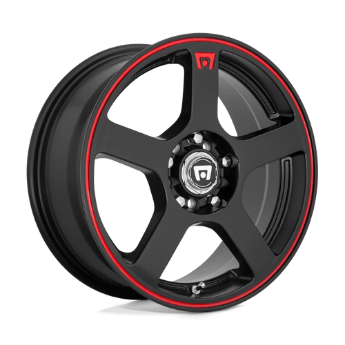 MR116 17X7 4X100/4.25 M-BLK/RED +40MM | Motegi