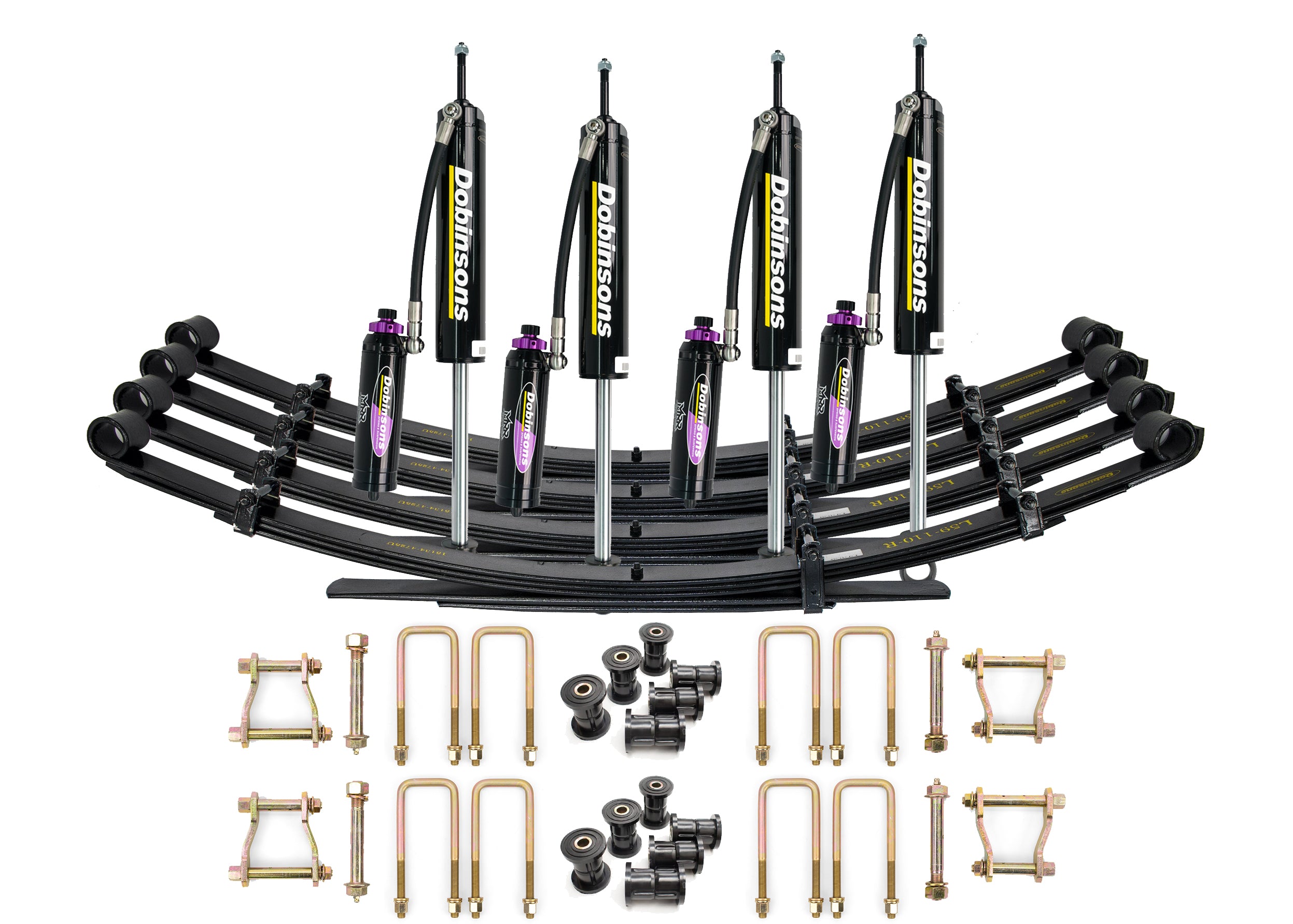 Dobinsons 4×4 MRR 3-Way Adjustable Suspension Kit for Toyota Landcruiser 60 Series – FJ60, FJ62, HJ60, HJ61 1980-1990