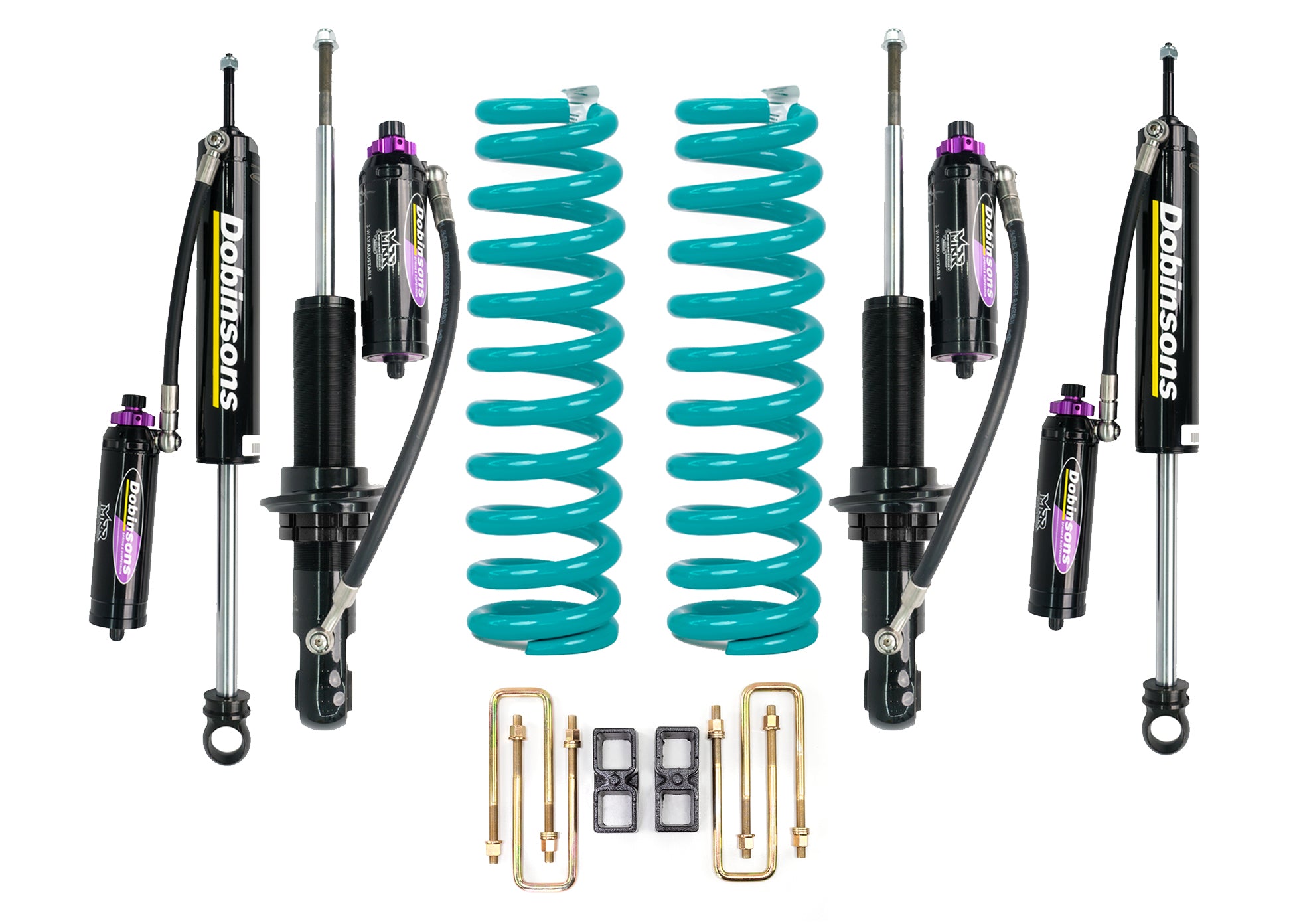 Dobinsons 1.5″-2″ MRR 3-Way Adjustable Suspension Kit & Individual Parts for Mazda BT-50 TF 2020-2026 with rear Quick Ride Kit