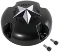 MSA STAR CAP - BOLTON CHR STAR - F-BLK | MSA Offroad Wheels