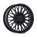 CLUBBER UTV 22X7 4X137/156 110 +0 G-BLK | MSA Offroad Wheels