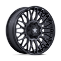 CLUBBER UTV 15X7 4X137/156 +10 M-BLK DDT | MSA Offroad Wheels
